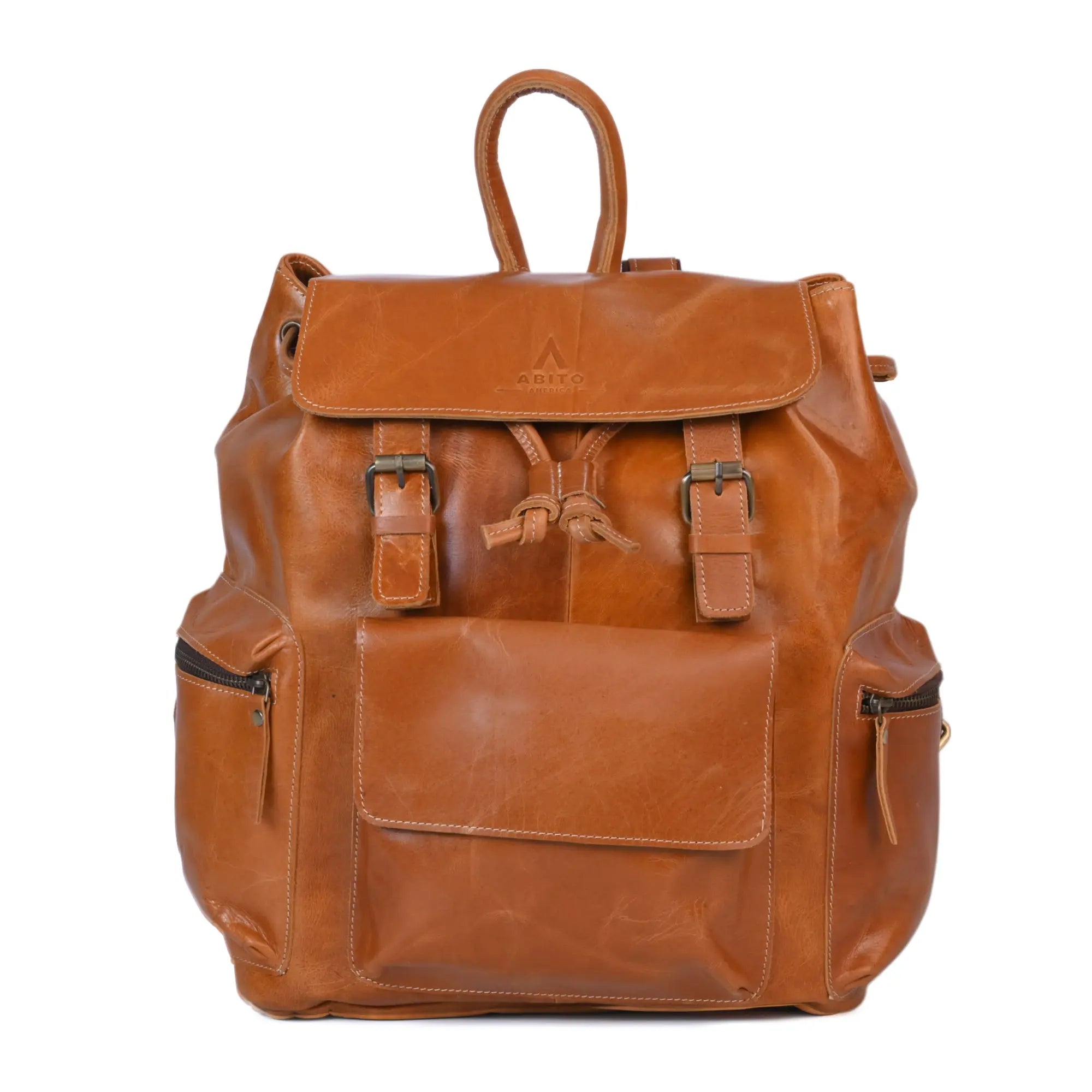 Genuine leather Rucksack Backpack - abitoamerica